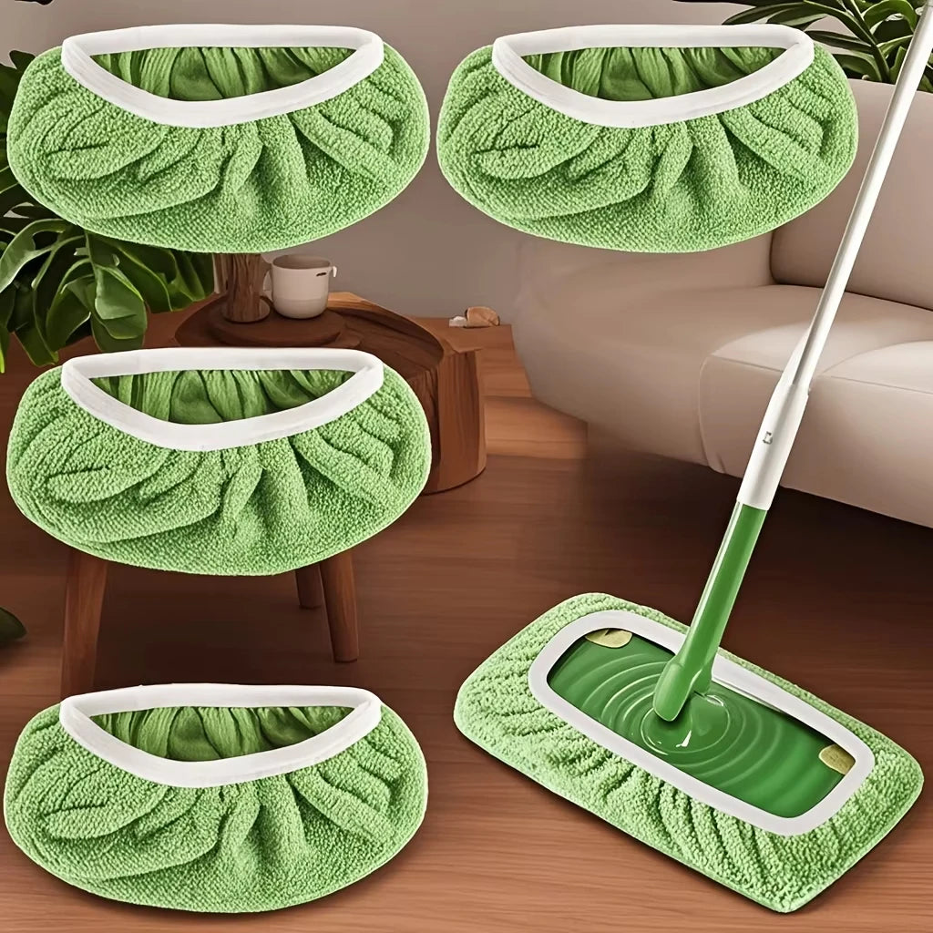 Gray reusable microfiber mop pads for Swiffer Sweeper, high absorption washable floor cleaning replacement from BACKUPMYFILESNOW.COM®.