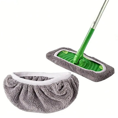Grey reusable microfiber mop pads for Swiffer Sweeper, high-absorption washable replacement cleaning pads by BACKUPMYFILESNOW.COM®.
