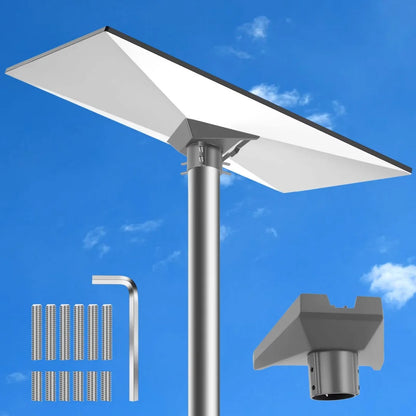 Grey 12-inch aluminium alloy pipe mount adapter for Starlink Gen 3, designed for roof mounting with Starlink Gen3/V3 kits.