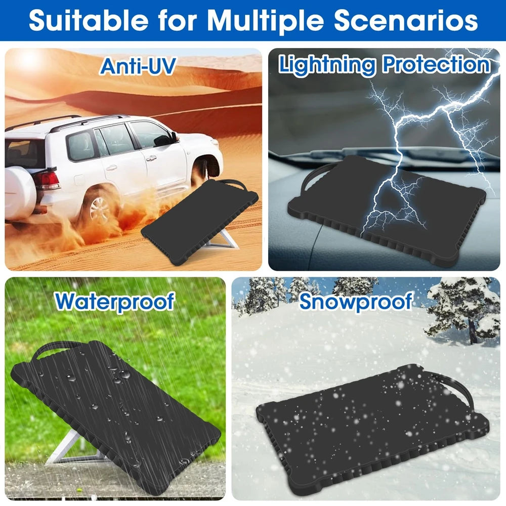 Gray silicone protective cover for Starlink Mini, waterproof and drop-proof outdoor soft shell by BACKUPMYFILESNOW.COM®.