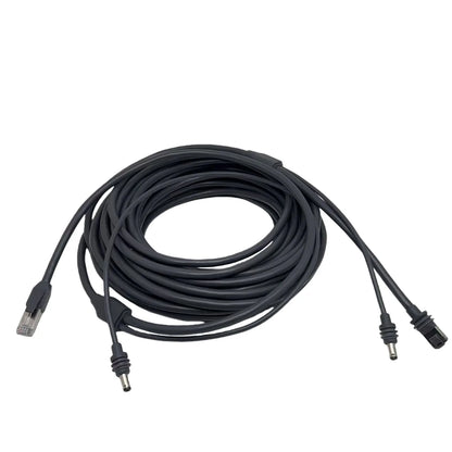 BackupMyFilesNow 2-in-1 Starlink Mini cable with DC/USB-C charging and Ethernet, 49.2 ft replacement power accessory.