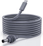 USB C to DC power cable for Starlink Mini, waterproof, 5m gray cable designed for Starlink Gen 3 Mini with USB Type-C input.