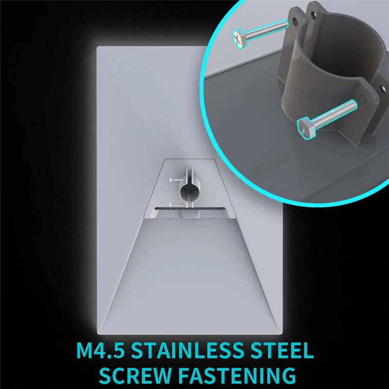 Grey wall-mounted bracket for Star Link Gen 3 satellite equipment, designed for internet satellite V3 accessories without pole.