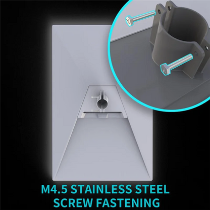 Grey wall-mounted bracket for Star Link Gen 3 satellite equipment, designed for internet satellite V3 accessories without pole.