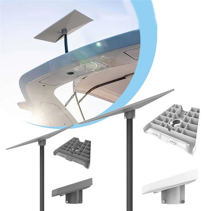 Grey wall-mounted bracket for Star Link Gen 3 satellite internet equipment, designed for secure installation without pole.