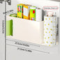 Gray space-saving paper towel rack by BACKUPMYFILESNOW.COM®, practical kitchen and bathroom storage holder for daily organization.