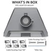 Starlink Gen3/V3 small diameter pipe adapter mount kit by BACKUPMYFILESNOW.COM®, easy installation for Starlink satellite dish.