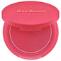 Rare Beauty cream-to-powder matte blush with bouncy, cushiony texture, long-lasting, waterproof, sweatproof, natural flush finish.