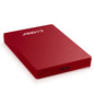 Red KESU high-speed 2.5-inch portable external hard drive with 500GB and 1TB storage, USB 3.0 for fast data transfer