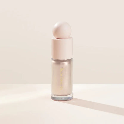 Rare Beauty liquid blush cream with dewy finish, blendable multi-use cheek and lip tint, portable and gentle makeup for girls.