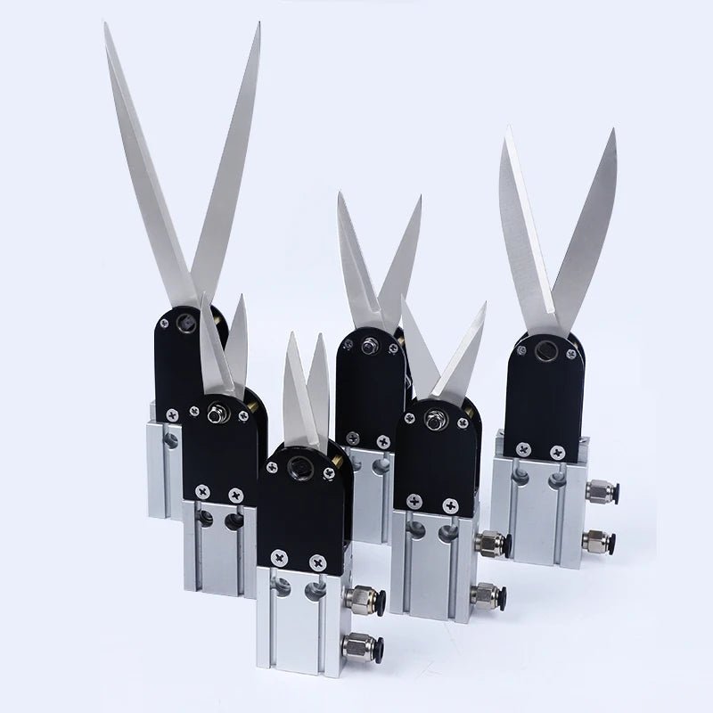 Pneumatic scissors HS-K56, HS-K40, HS-K25, HS-K18, HS-K12 for N95 mask machine, air blade nipper, industrial cutting tool