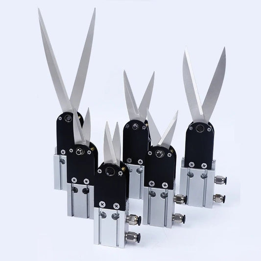 Pneumatic scissors HS-K56, HS-K40, HS-K25, HS-K18, HS-K12 for N95 mask machine, air blade nipper, industrial cutting tool