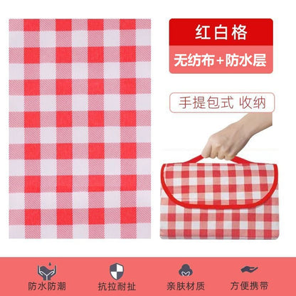 Thick waterproof picnic mat from BACKUPMYFILESNOW.COM®, medium size 150-200cm, with colorful design and soft, durable surface for outdoor use.