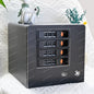 4-bay NAS storage server case by BackupMyFilesNow.com, high-quality tooless hard drive enclosure with screwless design.