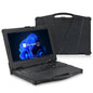 15.6-inch rugged laptop with Windows 11 Pro, Intel i5, dual batteries, Wi-Fi 6, and 4G LTE for heavy-duty use.