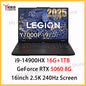 Lenovo Legion Y7000P 2025 gaming laptop with i9-14900HX, RTX 5060, 16" 2.5K display, 16GB RAM, 1TB storage, 240Hz screen