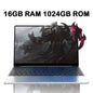 14.1-inch Intel Core i9-9900 gaming laptop with 32GB RAM, 2TB SSD, Windows 11 Pro, ultra-slim design, HD display.