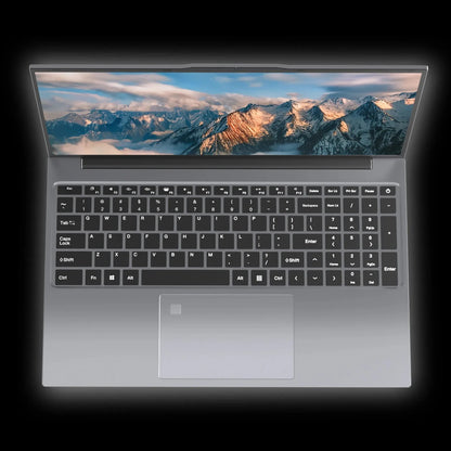 15.6-inch portable Windows 11 gaming laptop with Intel Core i7 6500U, 16GB RAM, 2TB SSD, backlit keyboard, fingerprint unlock