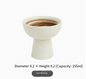 Japanese-style ceramic tall bowl for snacks, featuring a sleek design and smooth finish, perfect for serving small bites.