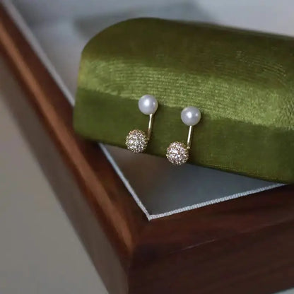 Sterling silver earrings with personalized design, trendy ear accessories made from S925 silver for stylish ear adornment.