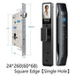 SANKESONG Tuya Smart 3D Face Door Lock with security camera, fingerprint scanner, keypad, and biometric electronic key unlock system