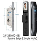 SANKESONG Tuya Smart 3D face door lock with security camera, fingerprint scanner, and electronic key for biometric home access.