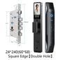 SANKESONG Tuya Smart 3D Face Door Lock with security camera, fingerprint scanner, and electronic key for biometric access.