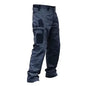 Khaki wear-resistant work pants for men with multiple pockets, straight cargo style, suitable for outdoor, tactical, and casual wear.
