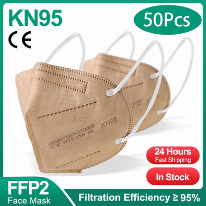 Gray KN95 FFP2 face masks for protection, 5-ply, N95 homologated masks, security masks from BackupMyFilesNow.com