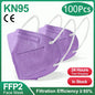 Black FFP2 KN95 face masks with 5-layer filter, reusable surgical masks from BackupMyFilesNow.com, 10-200 pack of protective masks.