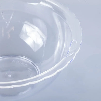 Large acrylic lace beauty salon washbasin with facial cleansing and nail enhancement features, designed for professional beauty treatments.