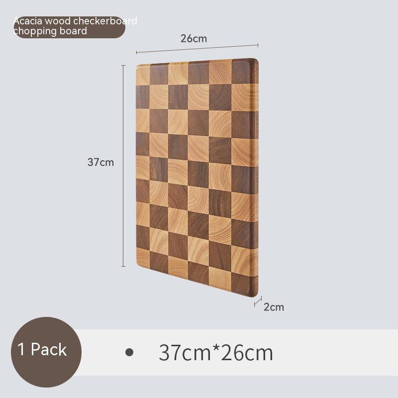 Large rectangular mango acacia chopping board with smooth surface, ideal for food prep and stylish kitchen use.