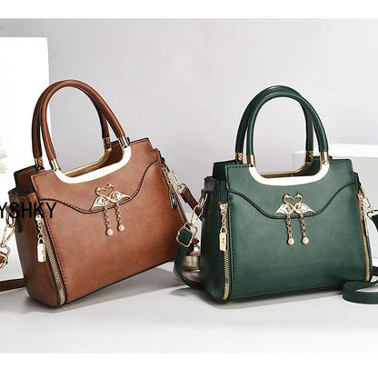 Light brown women's shoulder bag with casual foreign style, crossbody design, pillow shape, and underarm carry option.