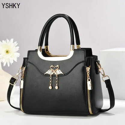Light brown women's shoulder bag with casual foreign style, crossbody strap, pillow design, and underarm carrying option.