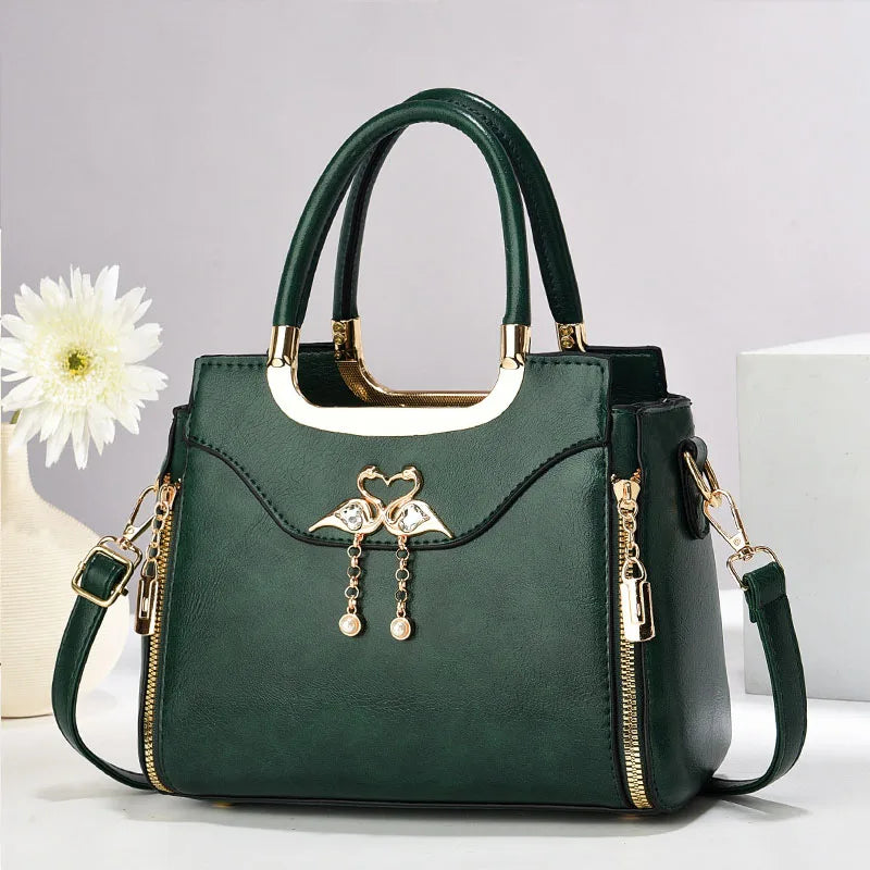 Light brown women's shoulder bag featuring a casual foreign-style crossbody design with a pillow underarm bag appearance.