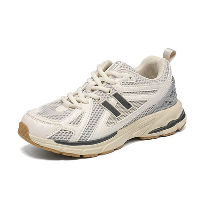 Light gray men's and women's running and basketball shoes by BackupMyFilesNow.com, retro casual sneakers, classic and stylish design.