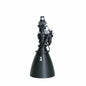 3D printed model of SpaceX Raptor 3rd Generation engine in light grey, showcasing detailed engine components.