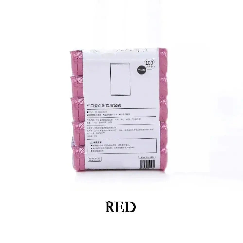 BackupMyFilesNow® disposable trash pouches, 45x50cm, 100-pack, thick household garbage bags for cleaning and waste storage.