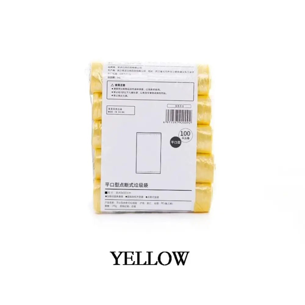BackupMyFilesNow® disposable trash pouches, 45x50cm, 100 pcs, thick, household garbage bags for waste disposal and cleaning.