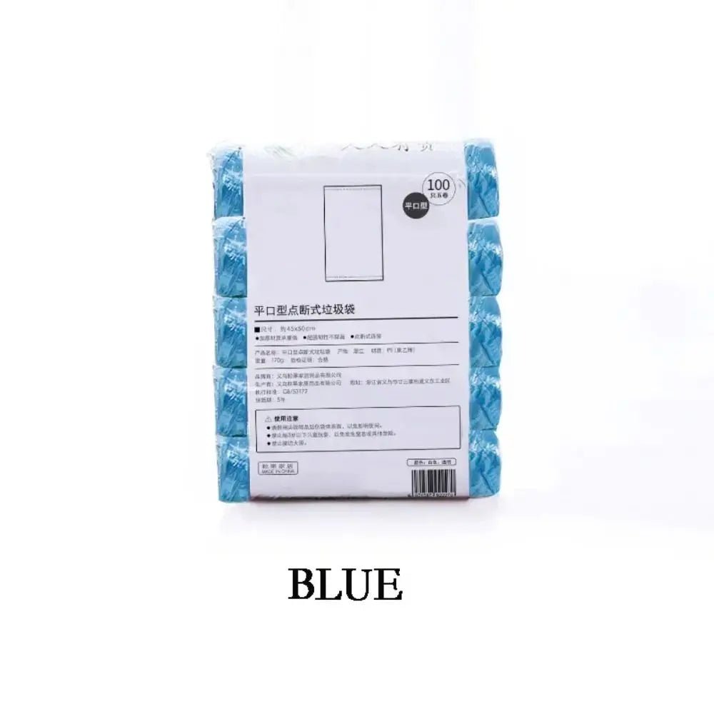 BackupMyFilesNow® disposable pink trash bags, 45x50cm, 100pcs in 5 rolls, thick, household garbage and waste storage bags.