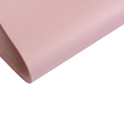 Pink floral tissue paper pack with 40 sheets, 75x52cm, for gift wrapping, scrapbooking, and decorative flower packaging.