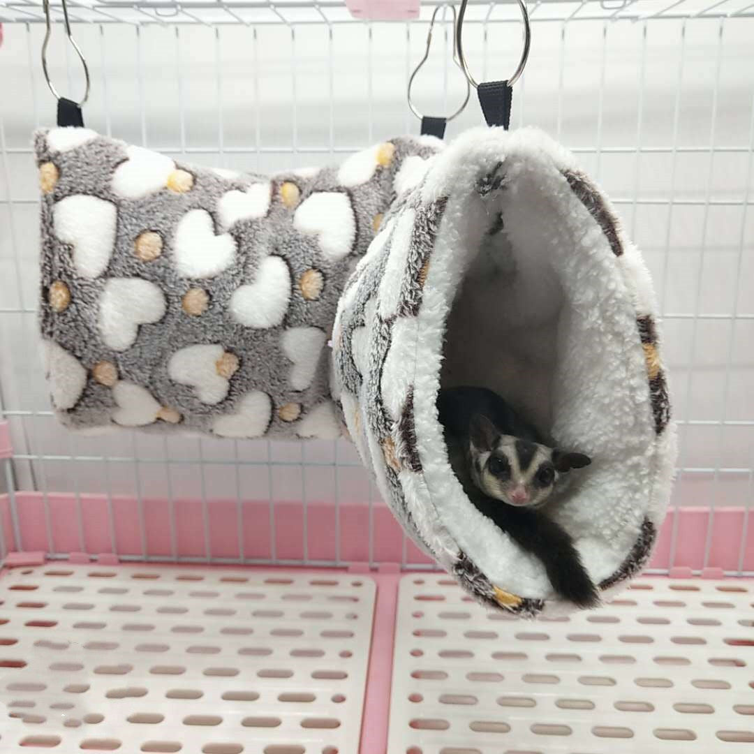 Super soft plush hamster warm tunnel nest from BACKUPMYFILESNOW.COM®, ideal for cozy small pet bedding and comfort.