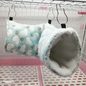 Super soft plush hamster warm tunnel nest by BACKUPMYFILESNOW.COM® for cozy, comfortable hamster bedding and hiding space.