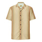 Golden Isles luxury performance button-down shirt from Brinks Island Collection, featuring a stylish, comfortable fit and detailed fabric.