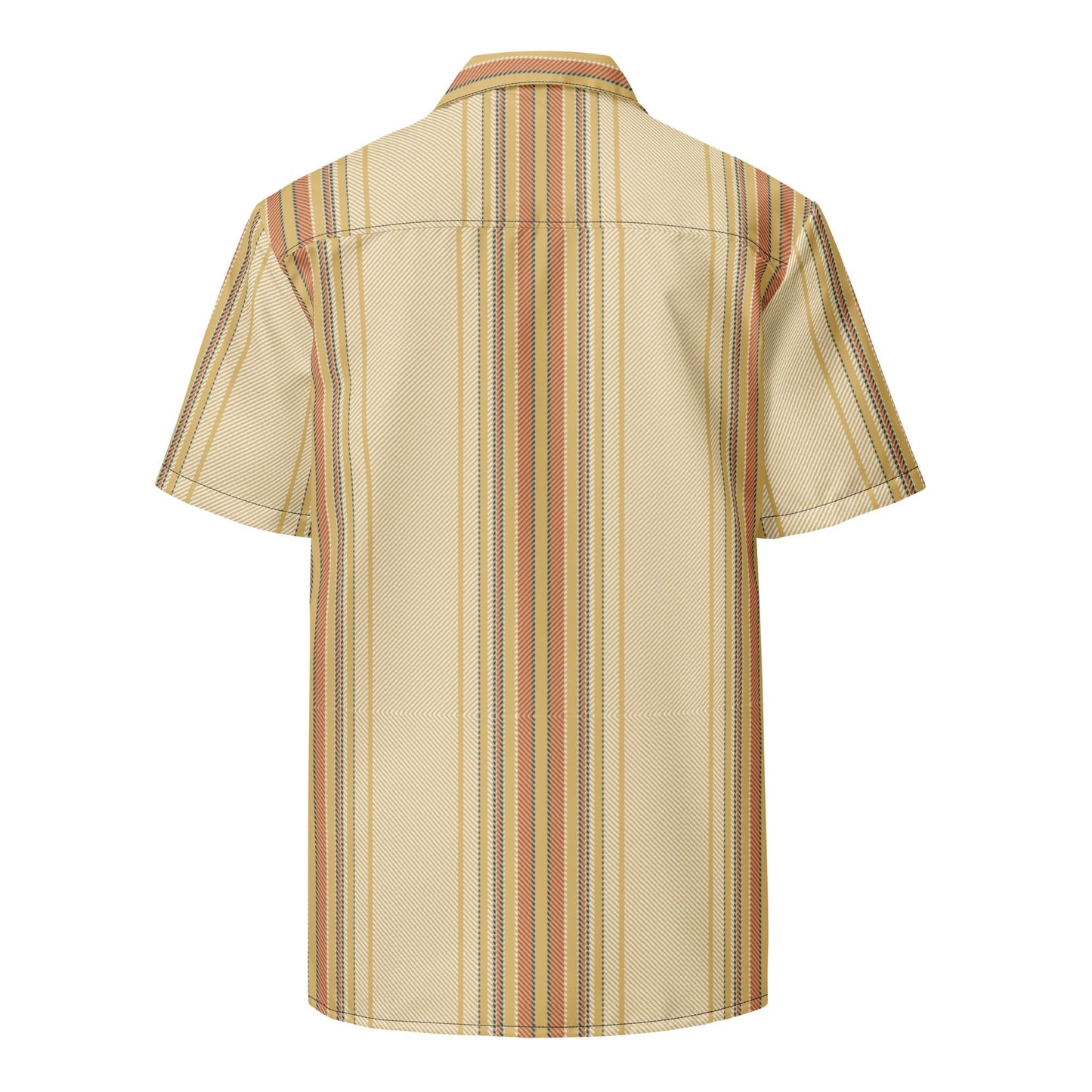 Golden Isles luxury performance button-down shirt from Brinks Island Collection, featuring a stylish, fitted design in vibrant fabric.