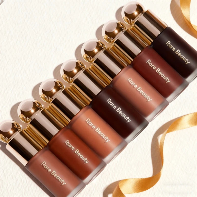 Rare Beauty Always Sunny Happy Sol bronze contour stick for natural matte nose shadow and 3D face contour makeup.