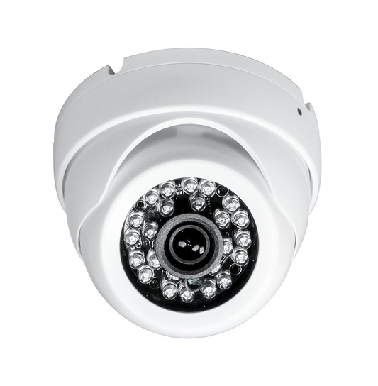 HD indoor dome ceiling security camera with metal shell and 1080p resolution for reliable indoor surveillance.