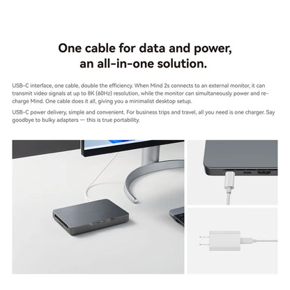 Khadas Mind Pro/2/2s AI Mini PC with Intel Core Ultra 7 155H, 64GB RAM, 2TB storage, Windows 11, 8K display