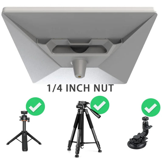 Starlink Mini Mount Pipe Adapter with 1/4 inch Nut by BACKUPMYFILESNOW.COM® for Starlink Mini Kit bracket installation