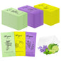 BackupMyFilesNow mint lemon lavender individual hand wipes, travel size, individually wrapped, bulk cleansing wipes for travel and events.